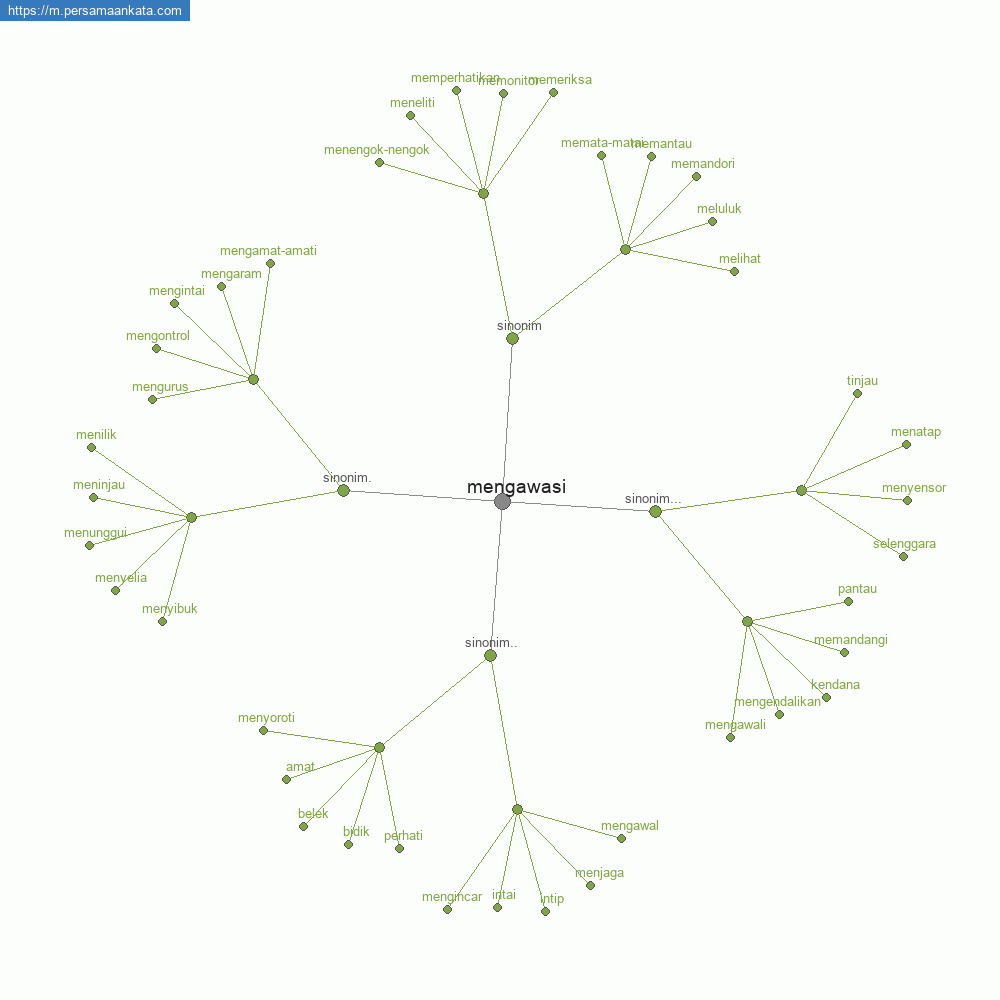 Persamaan Kata Mengawasi